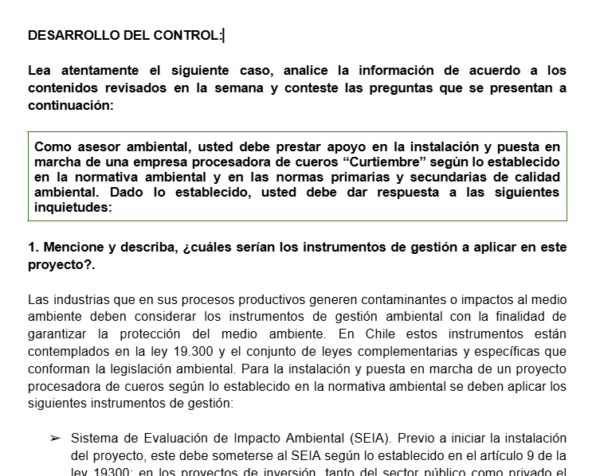 Legislación y Normativa Ambiental Semana 6